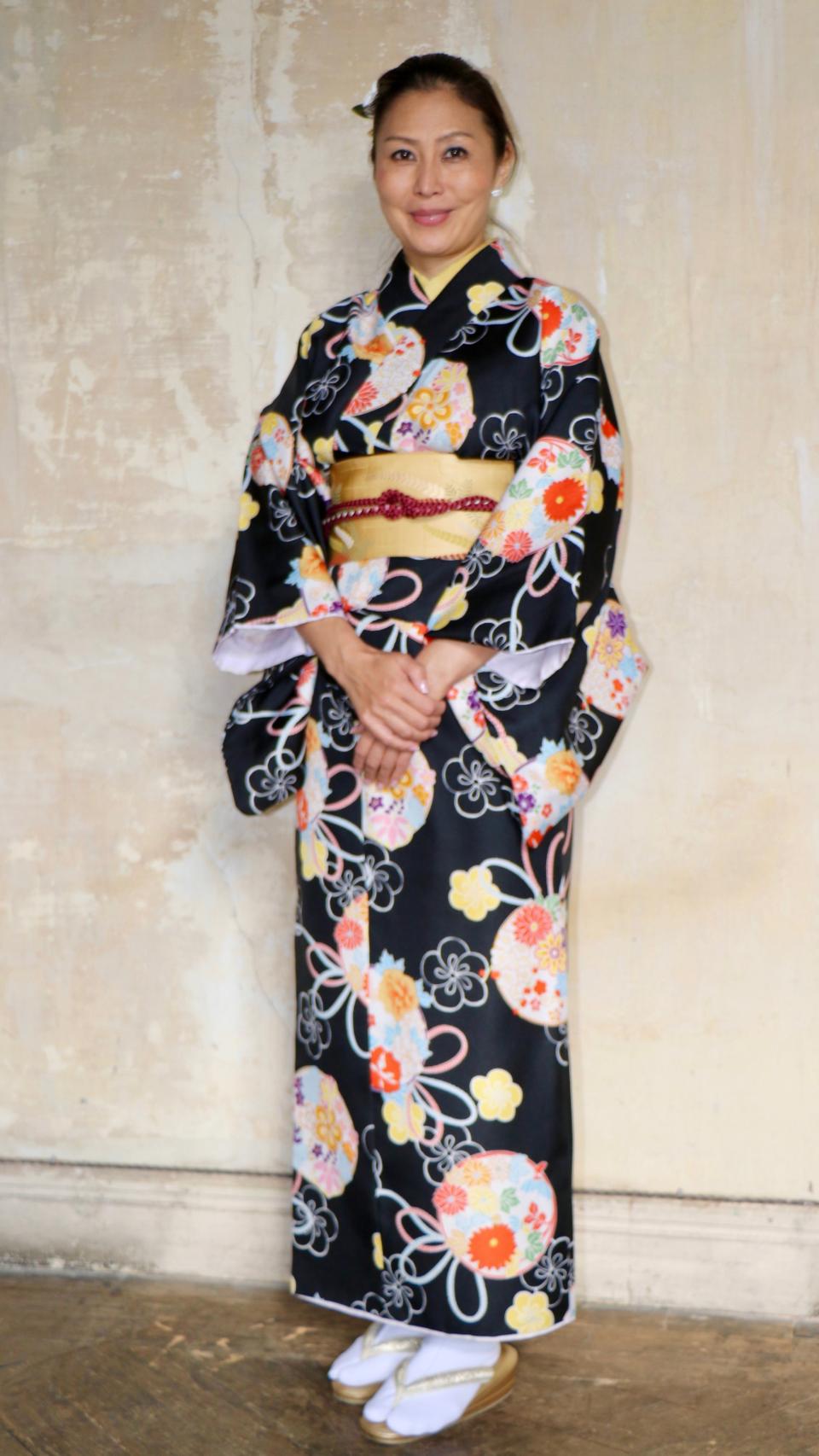 Yoko Hasei, dentro del restaurante.