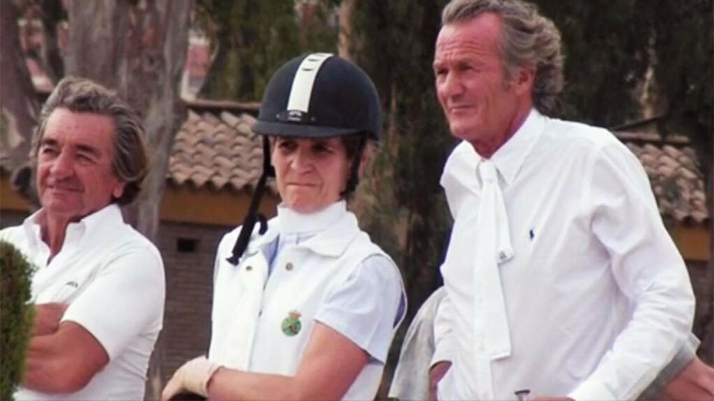 Luis Altolfi y la infanta Elena.