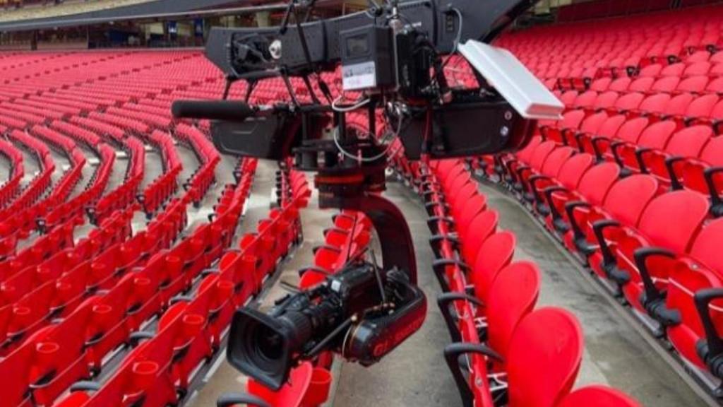 Así es la Trolley Cam que se utilizará en la Super Bowl LV.