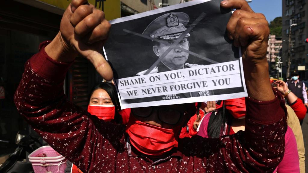 Manifestaciones contra la junta militar en Birmania.