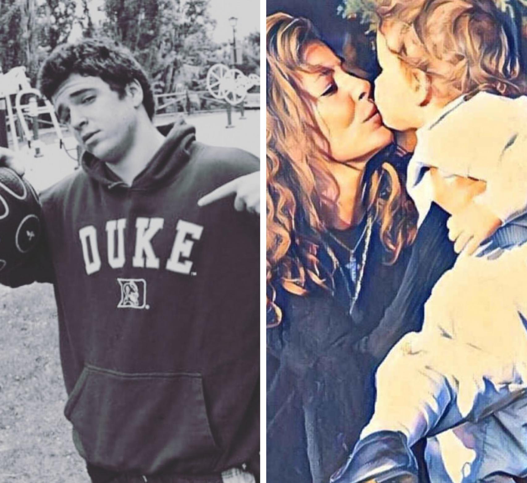 Las publicaciones de Alessandro Lequio y Ana Obregón sobre su hijo el pasado 4 de febrero.