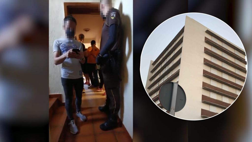 El edificio se encuentra en Los Gladiolos, Tenerife