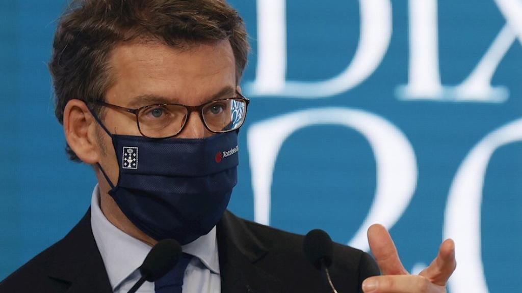 Feijóo durante jornadas Estratexia Galicia Dixital 2030.