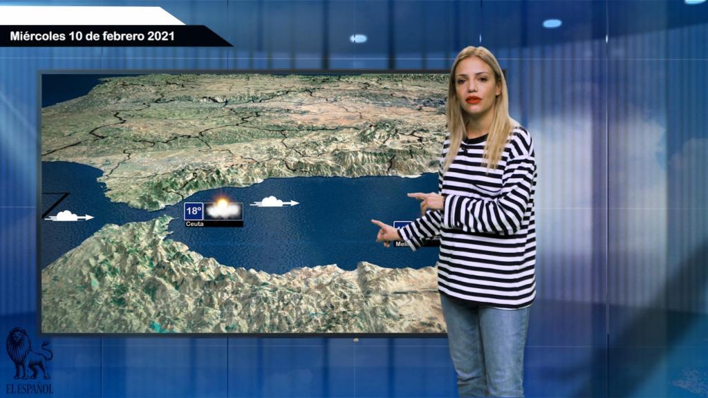 El tiempo para el 10 de febrero.