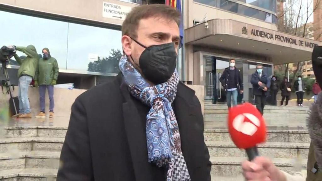 José Mota en el juicio contra Paco Sanz este martes por la mañana.