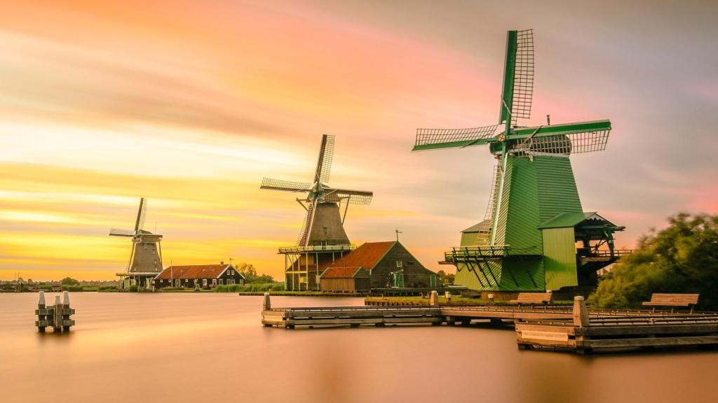 Molinos en Holanda.