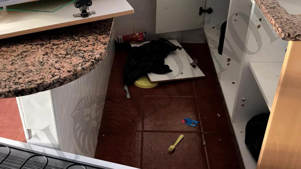 Los destrozos fueron generalizados