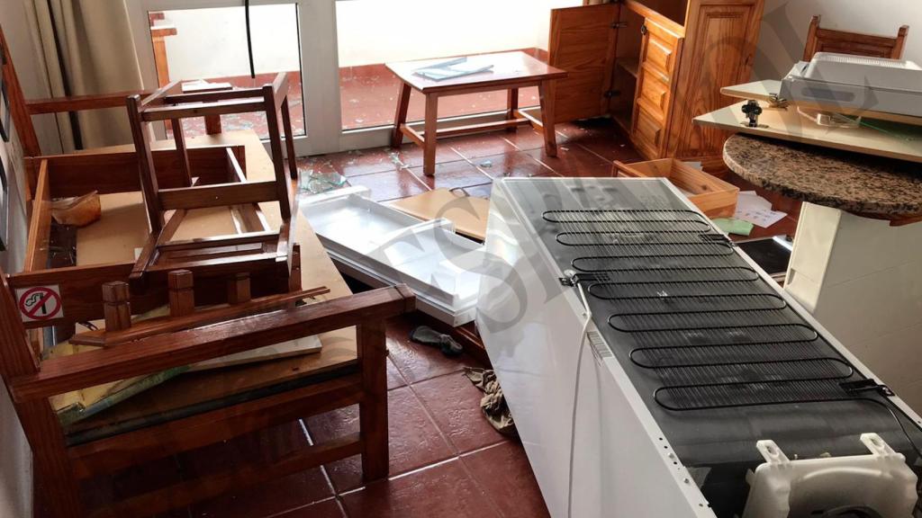 La batalla tuvo lugar en los apartamentos Porto Bello