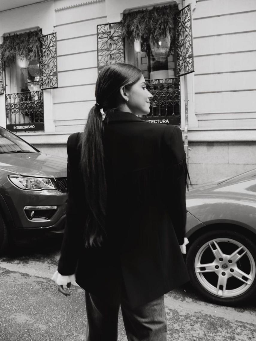 María García de Jaime luciendo una coleta baja en su cuenta de Instagram.