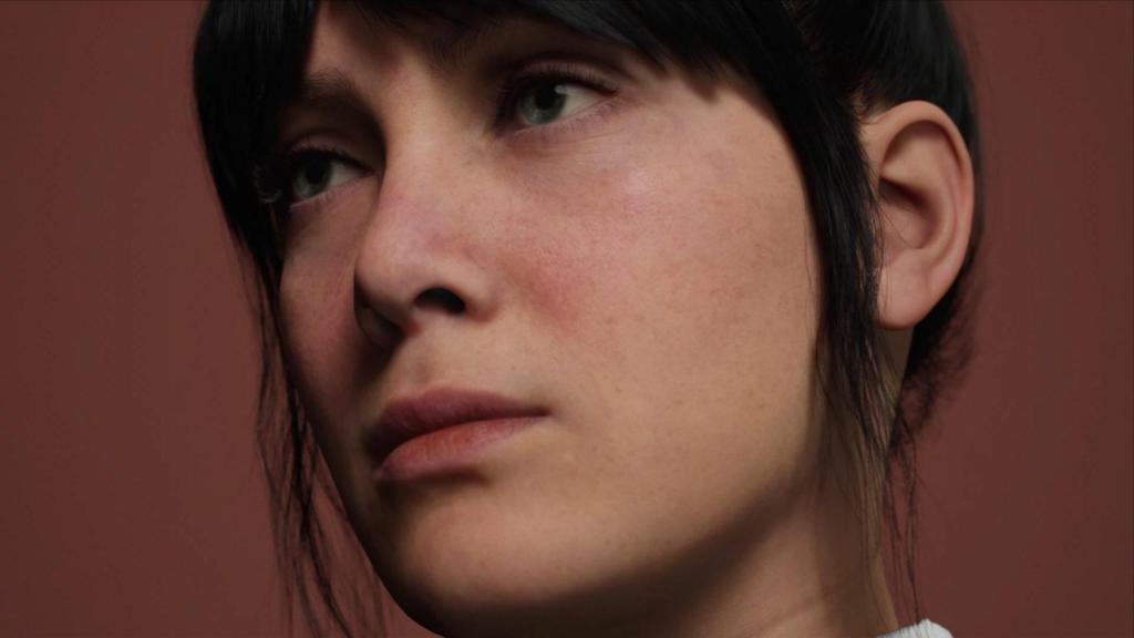 Un ejemplo de humano digital creado con el MetaHuman Creator