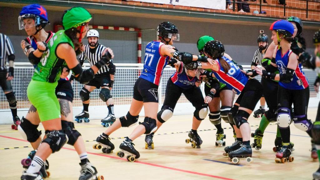 Un partido del equipo coruñés de As Brigantias en una foto cedida.