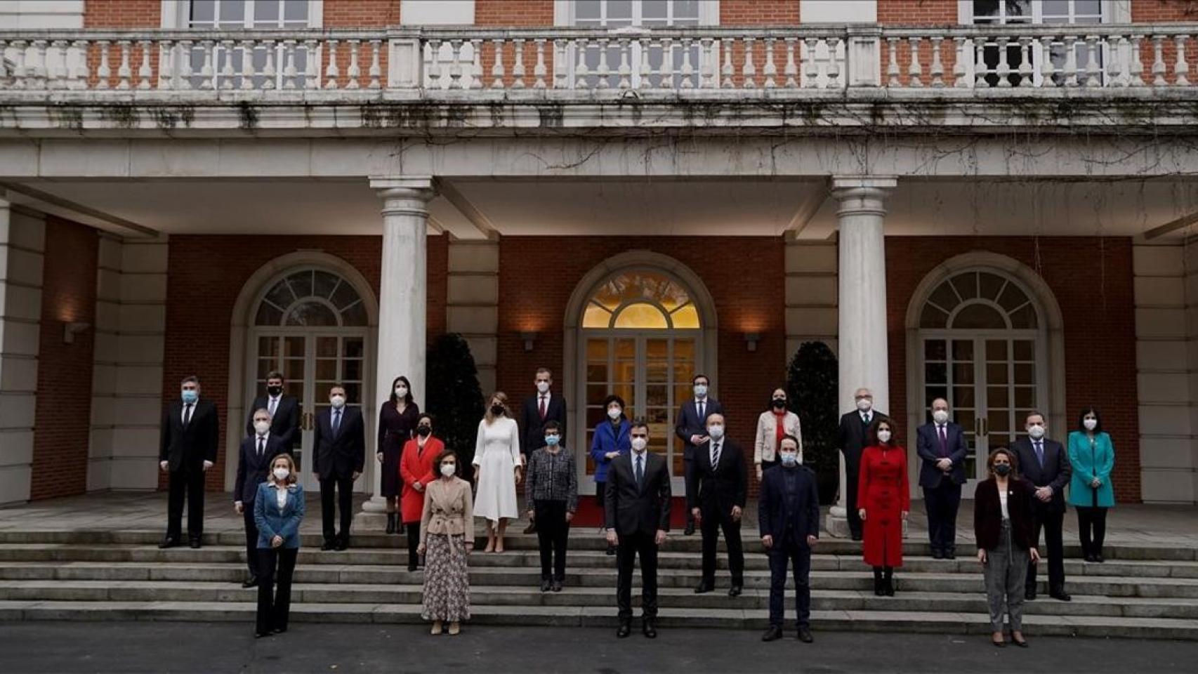 El Gobierno al completo, en la foto de familia de la semana pasada en La Moncloa.