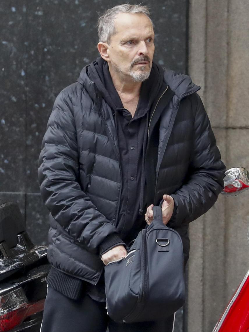 Miguel Bosé, en las calles de Madrid, en octubre de 2019.
