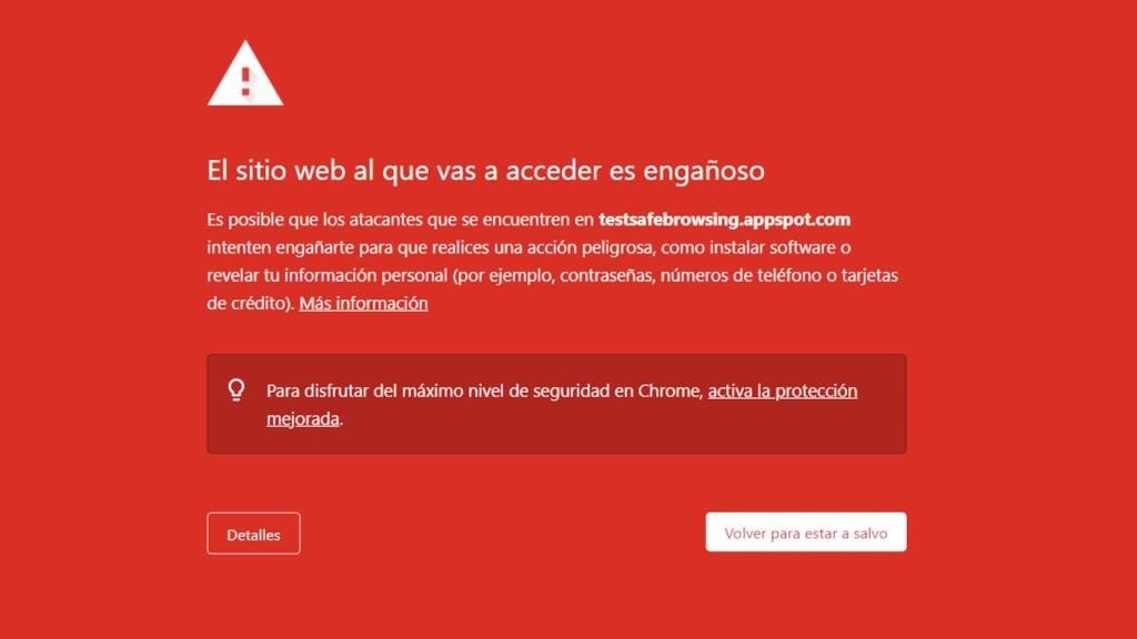 Navegadores como Chrome usan Google Safe Browsing contra el phishing