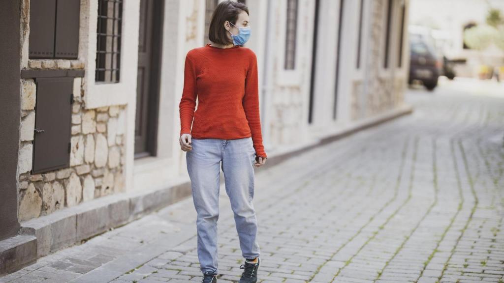 mascarilla coronavirus paseo