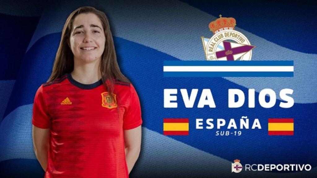 Eva Dios, convocada por la selección española sub-19.