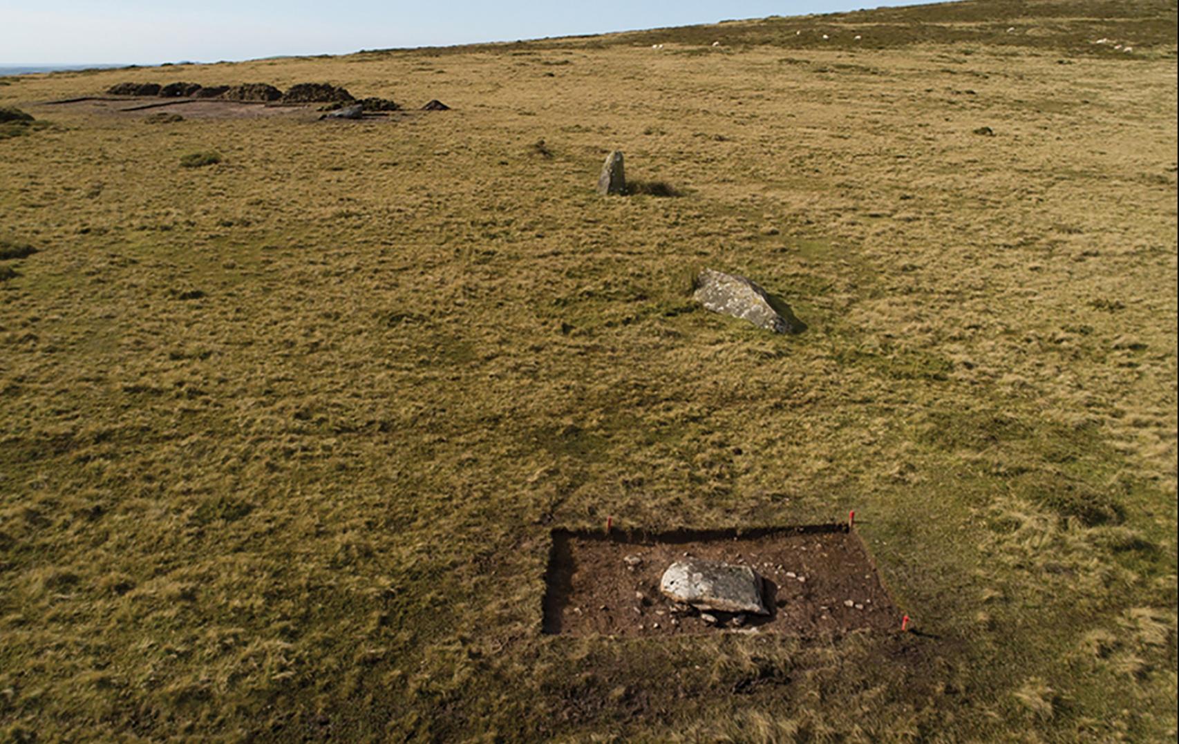 Las piedras que sobreviven de Waun Mawn.