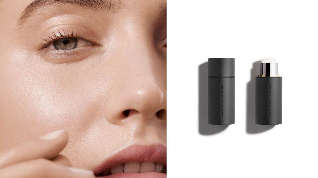 Gucci Westman defiende la idea de un maquillaje con brillo y ligera textura.