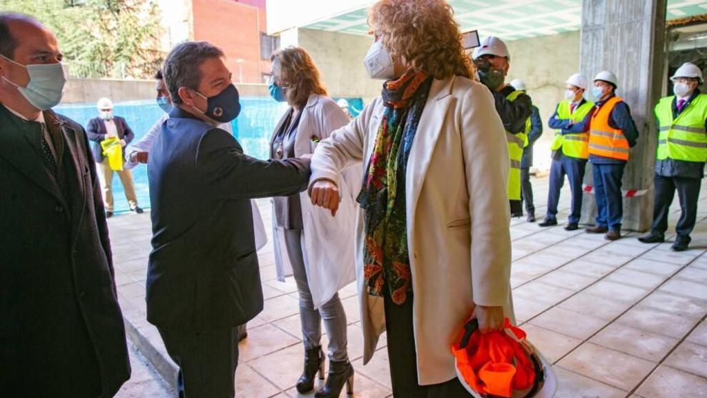 García-Page ha visitado este viernes las obras del Hospital de Guadalajara