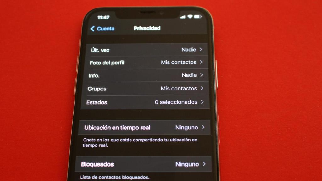 WhatsApp permite que el usuario decida quién puede ver su foto de perfil, entre otros ajustes.