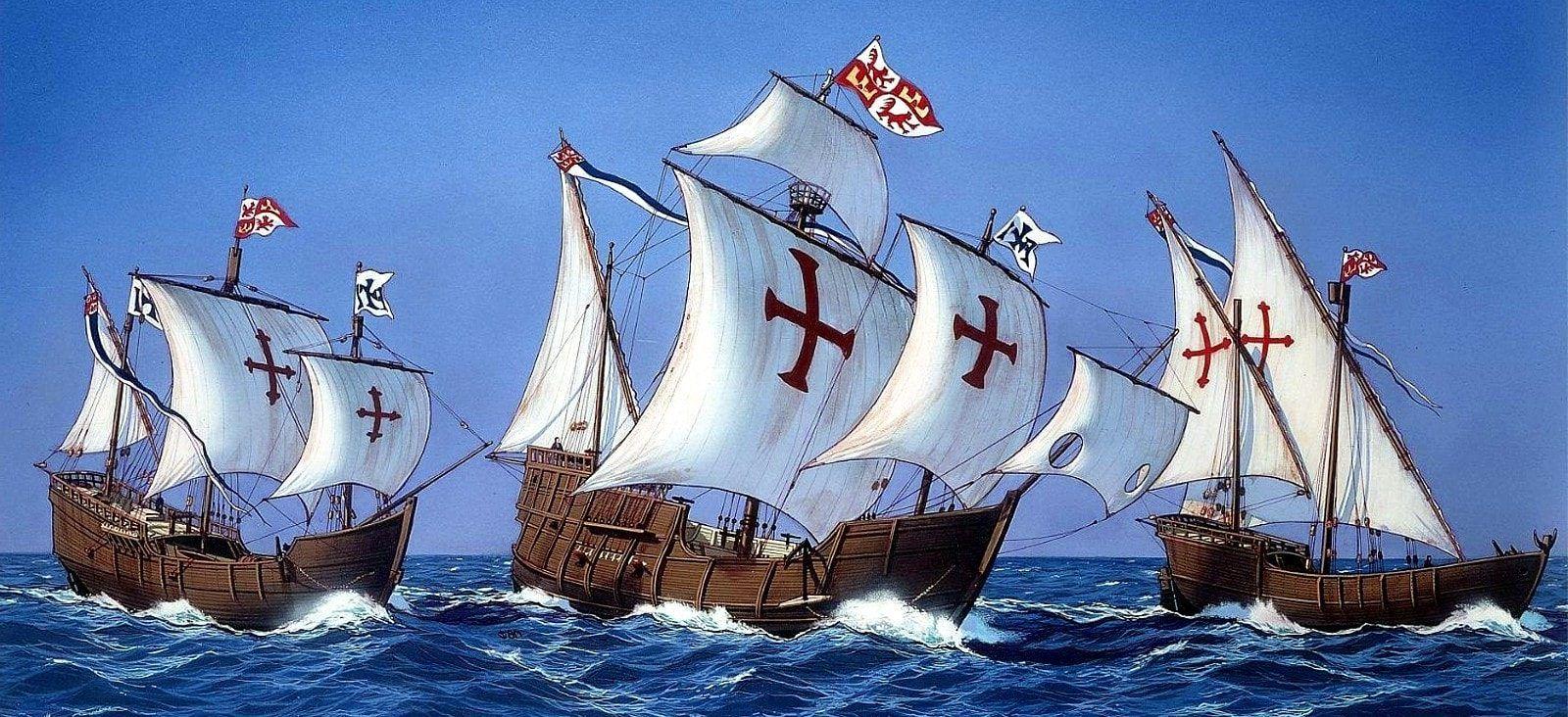 La Niña, La Pinta y La Santa María. https://www.portalisimo.com