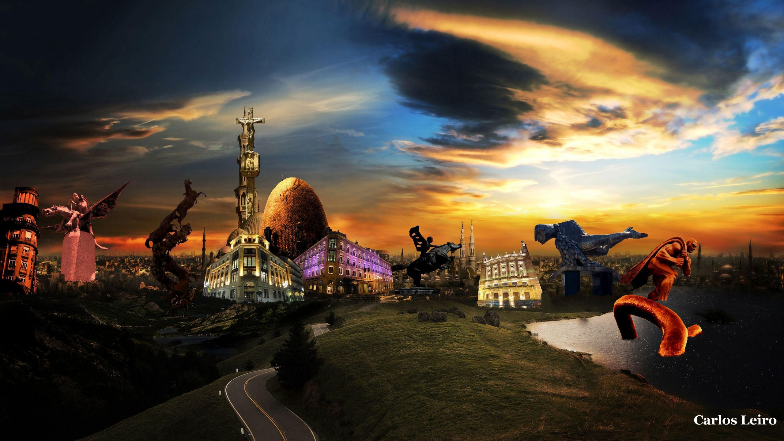 Fotomontaje de Carlos Leiro.