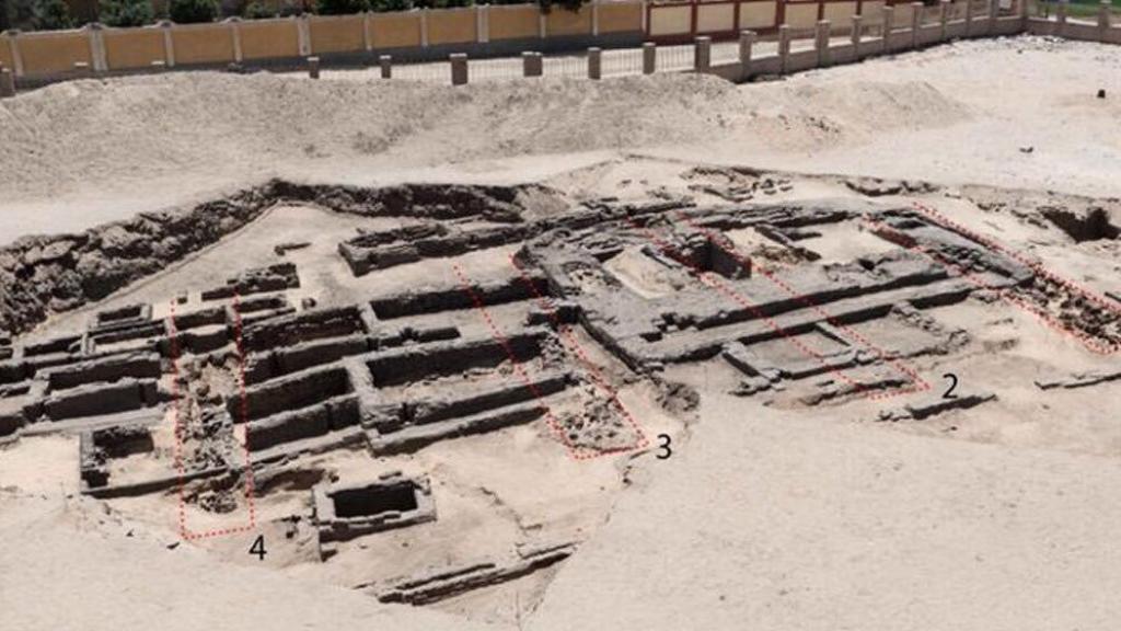 Vista aérea de la fábrica de cerveza recién descubierta.