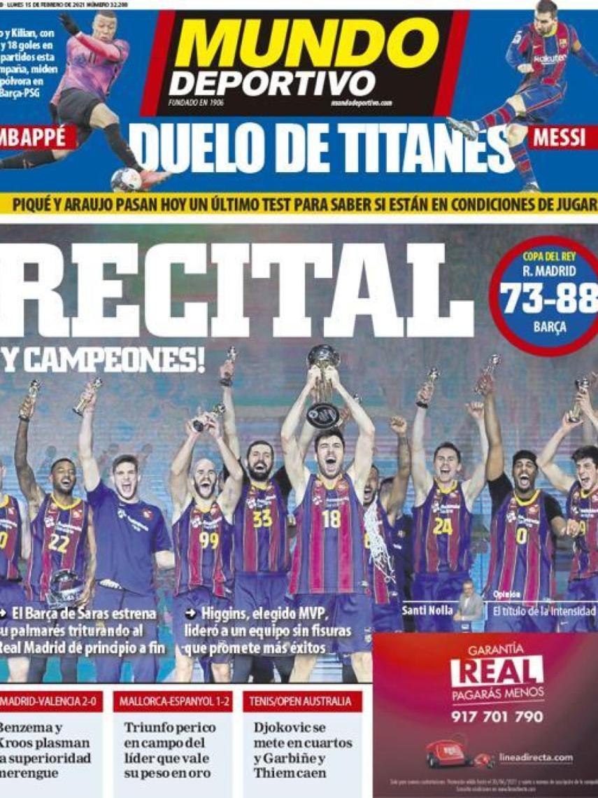 Portada Mundo Deportivo