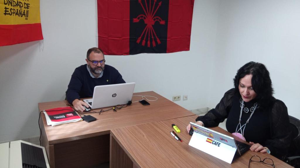 Despacho de la exdiputada de Vox en el Parlamento andaluz.