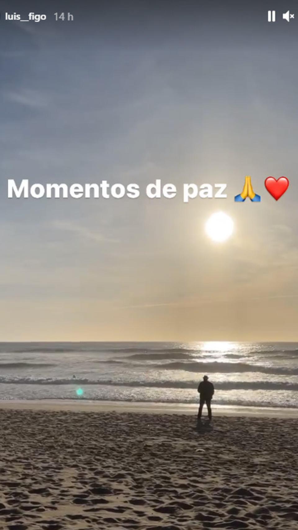 Así se despedía Figo de su madre en las redes.