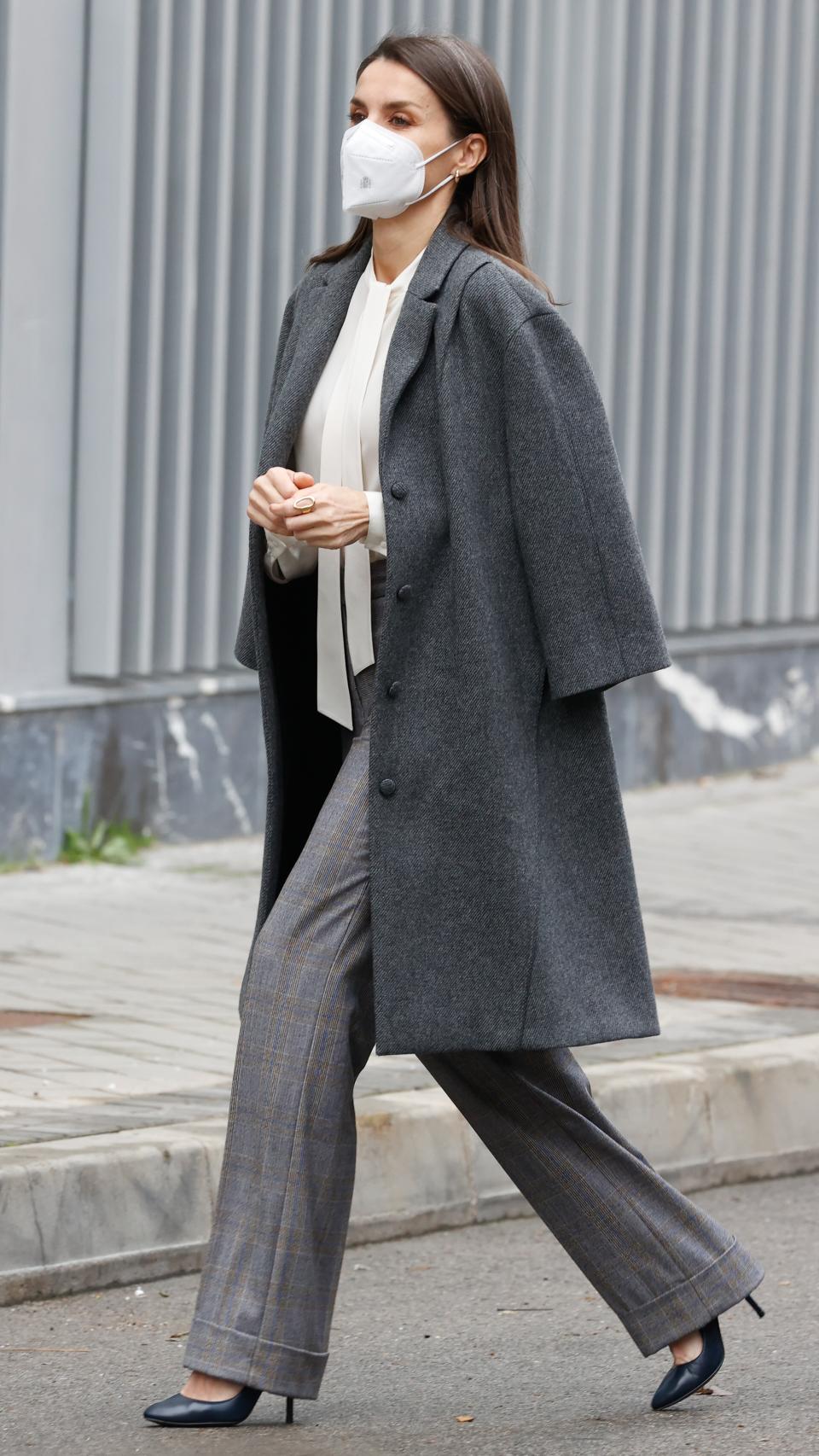 La reina Letizia en uno de sus últimos actos públicos en Madrid.