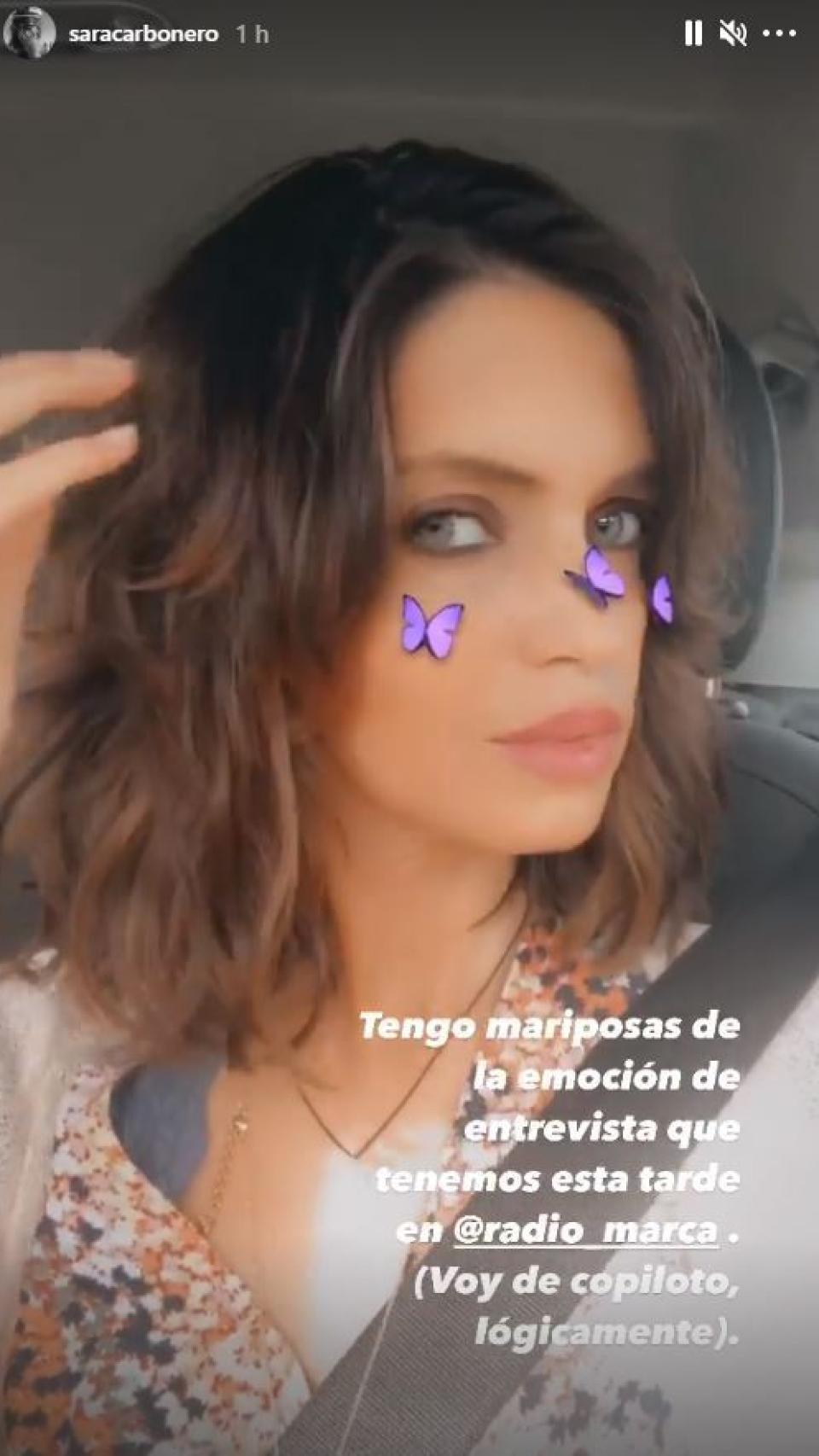 El 'Stories' de Carbonero.