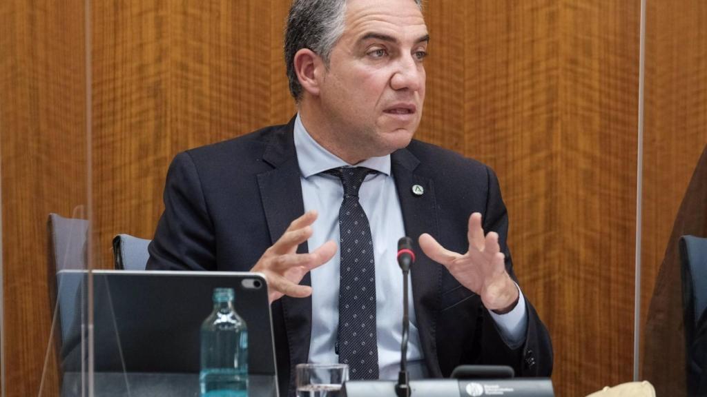 Elías Bendodo en la Comisión de Asuntos Europeos