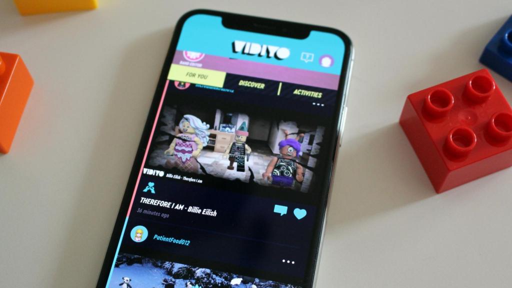 Las publicaciones en Vidiyo de Lego son anónimas.