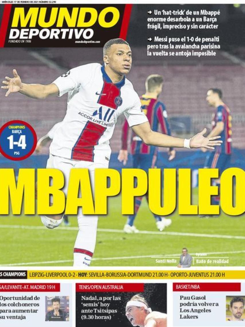 Portada Mundo Deportivo