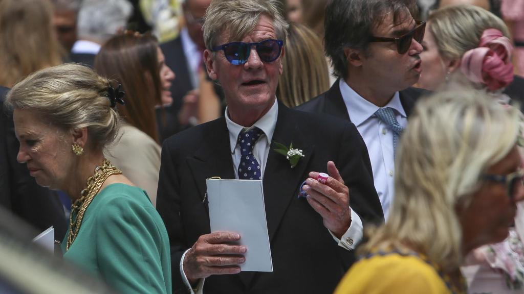 Ernesto de Hannover durante la boda de Alessandra de Osma y Christian of Hannover.