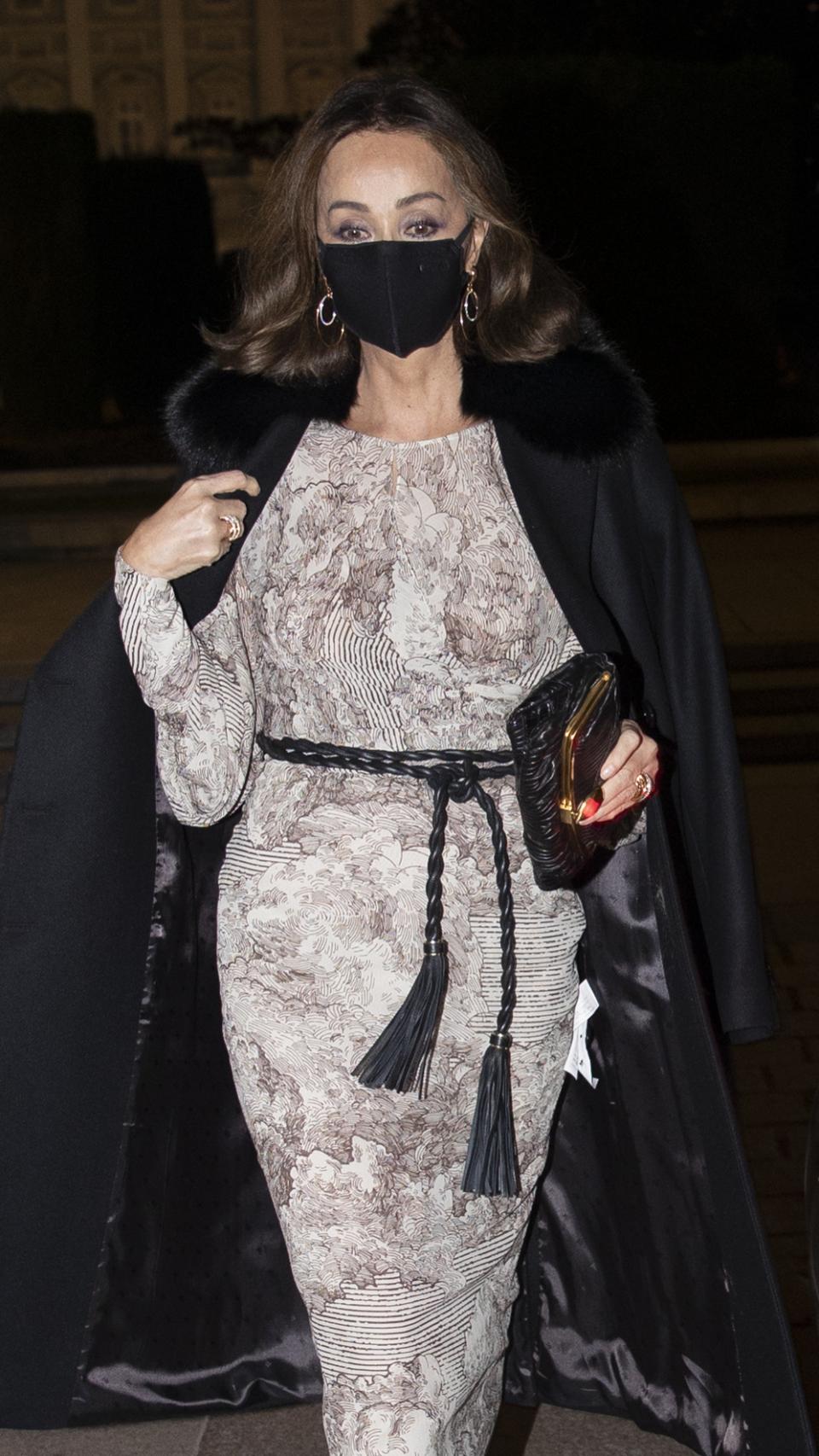 Preysler en diciembre de 2020 en el Real.