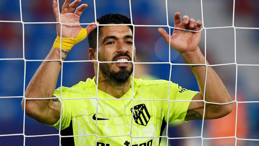 Luis Suárez, tras una ocasión fallada