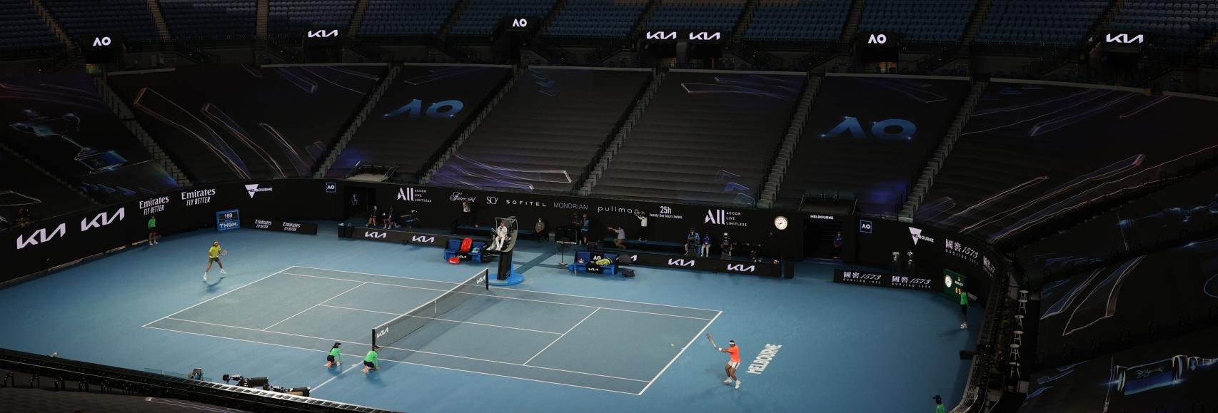 Pista central del Abierto de Australia