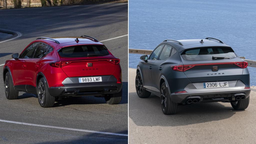 Salvo por los escapes, apenas hay diferencias.