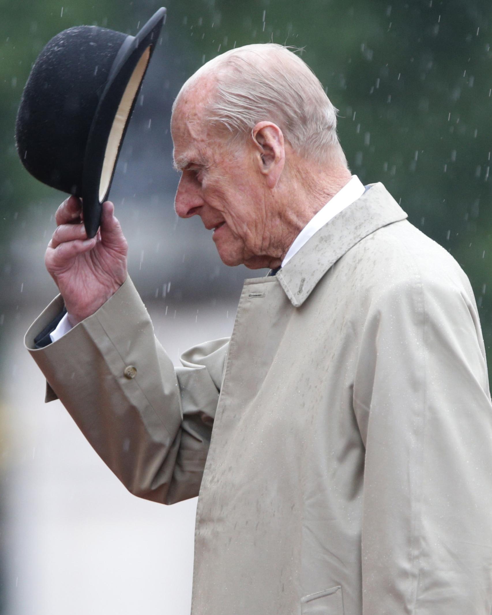 El duque de Edimburgo en su último acto institucional de carácter público en el verano de 2017 en Londres.