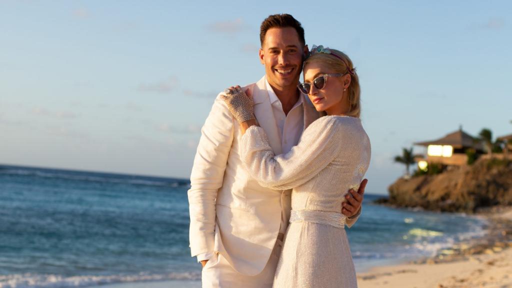 Paris Hilton en una de sus imágenes de compromiso.