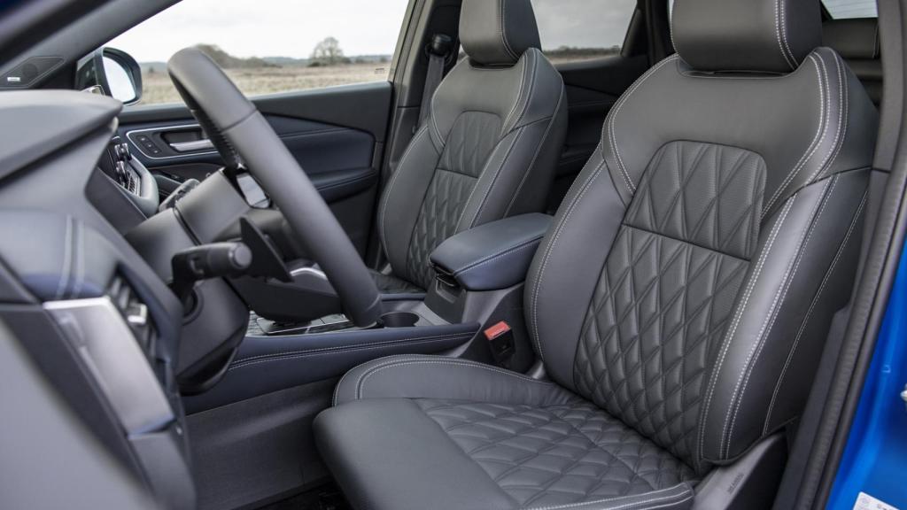 Los asientos acolchados dan sensación de calidad.