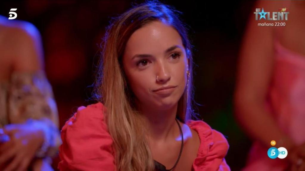 Lucía en la hoguera de 'Tentaciones'.