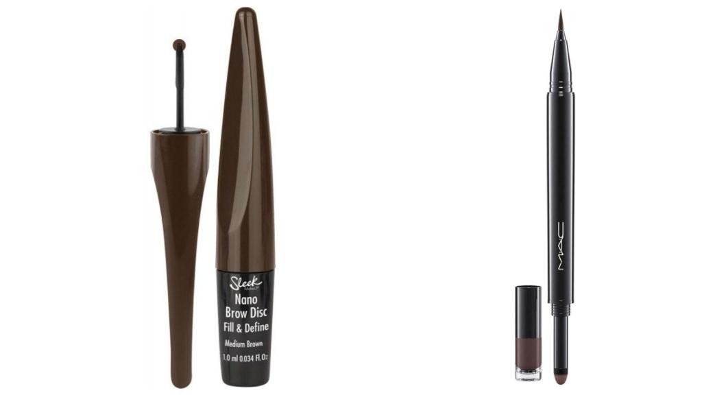 Los pinceles para cejas con tinta semipermanentes  y 'waterproof' ofrecen un resultado muy similar.