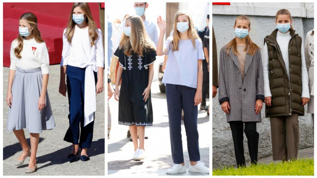 Leonor y Sofía muestran estilos muy diferentes y personales que evolucionan cada año.