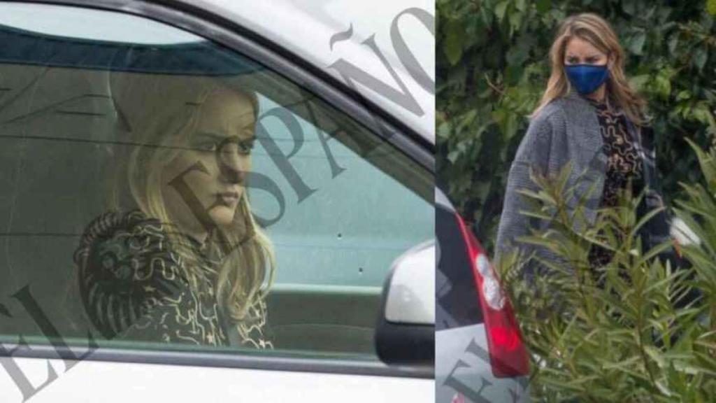 Alba Carrillo en dos momentos tras su velada romántica con Santi.