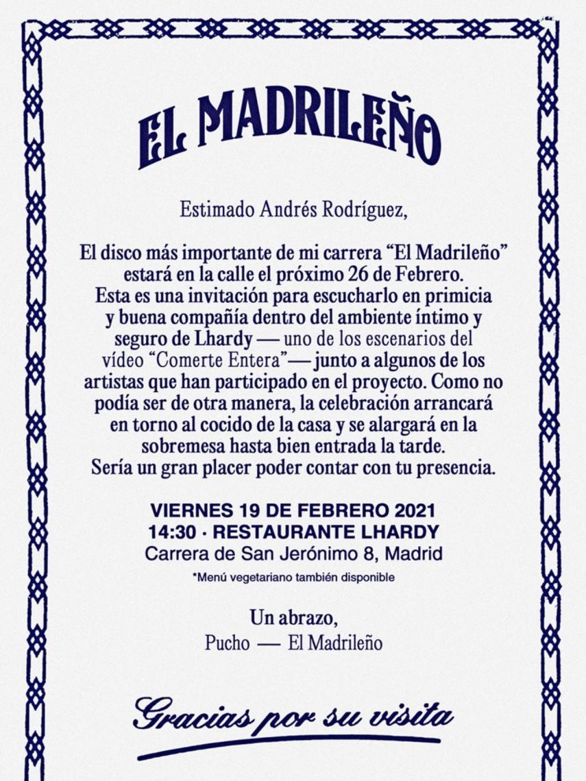 Pucho invita y el cronista come.