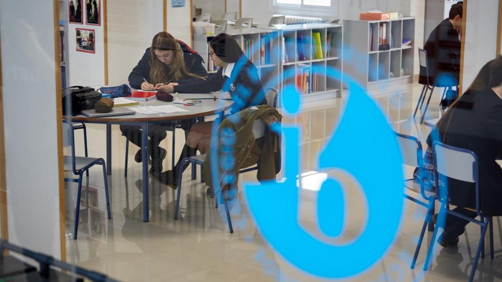 Espacios de estudio en uno de los centros SEK, en España.