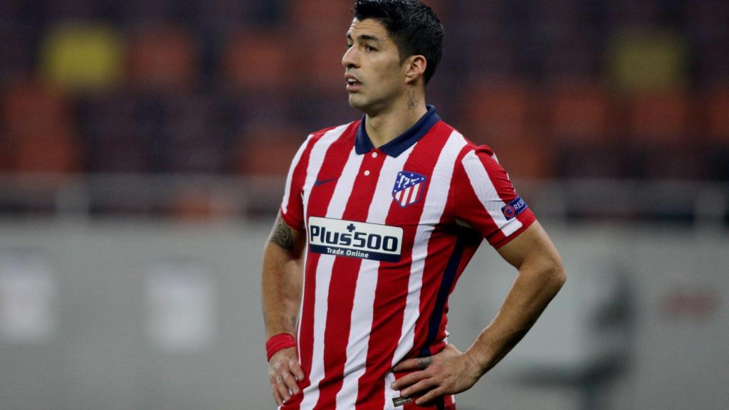 Luis Suárez, en un momento del partido